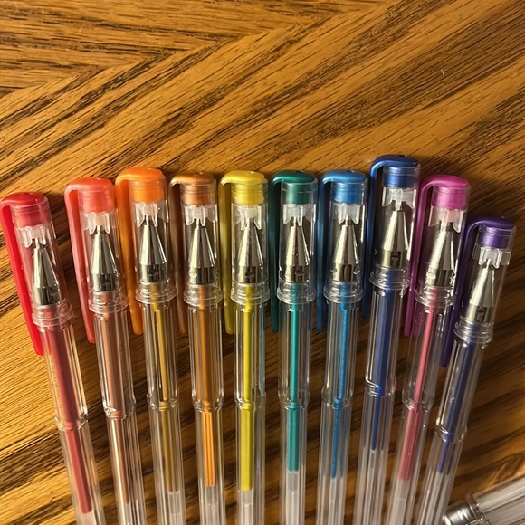 33 New Gel Pens Shimmer + Rainbow of Colors - Picture 9 of 13